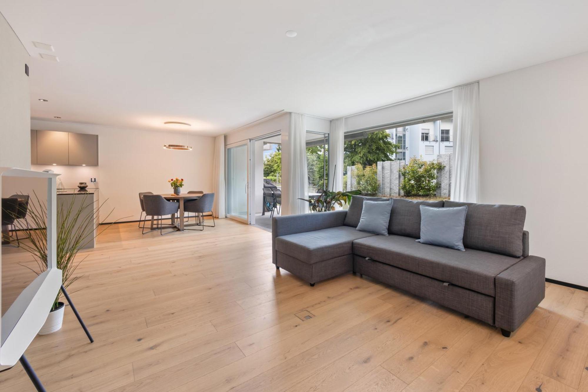 The R Apartment Zugerberg - Ev Wallbox - Terrasse 젤로드스윌 외부 사진