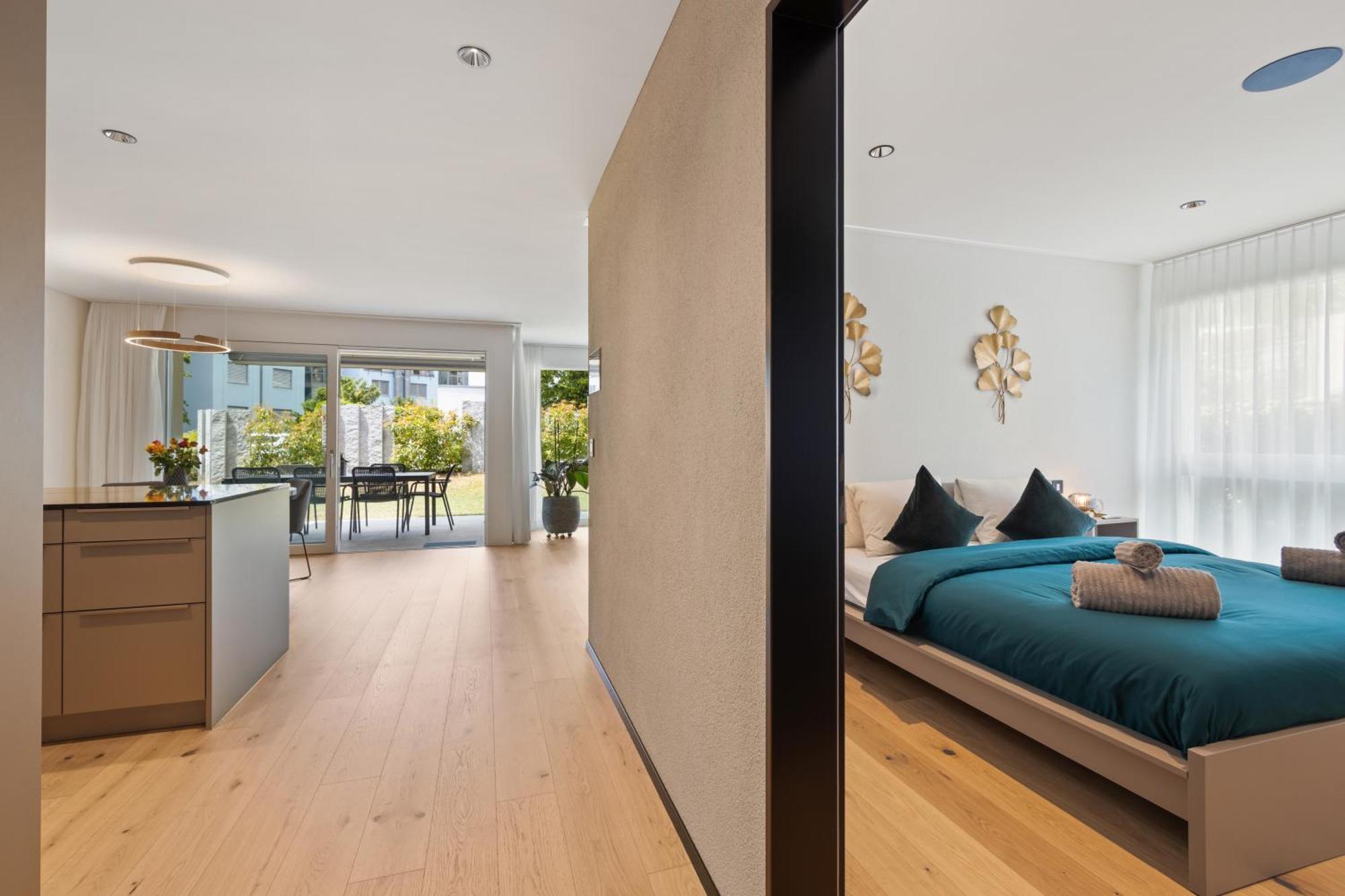 The R Apartment Zugerberg - Ev Wallbox - Terrasse 젤로드스윌 외부 사진