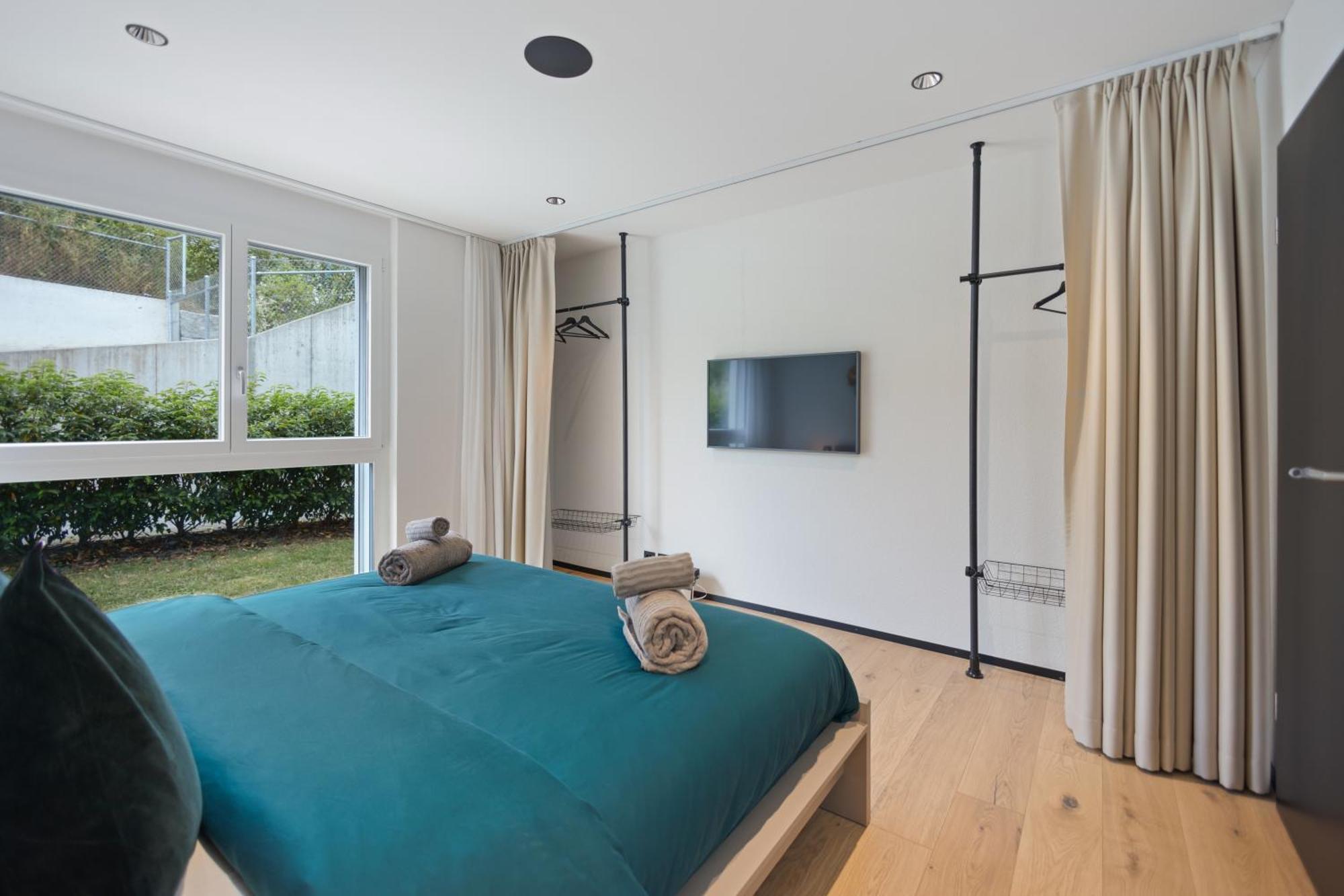The R Apartment Zugerberg - Ev Wallbox - Terrasse 젤로드스윌 외부 사진